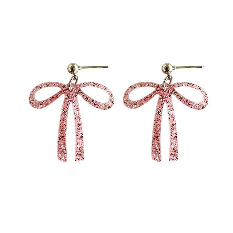 Wholesale Acrylic Bowknot Earrings Multicolor Fashion Jewelry for Gift and Everyday Wear