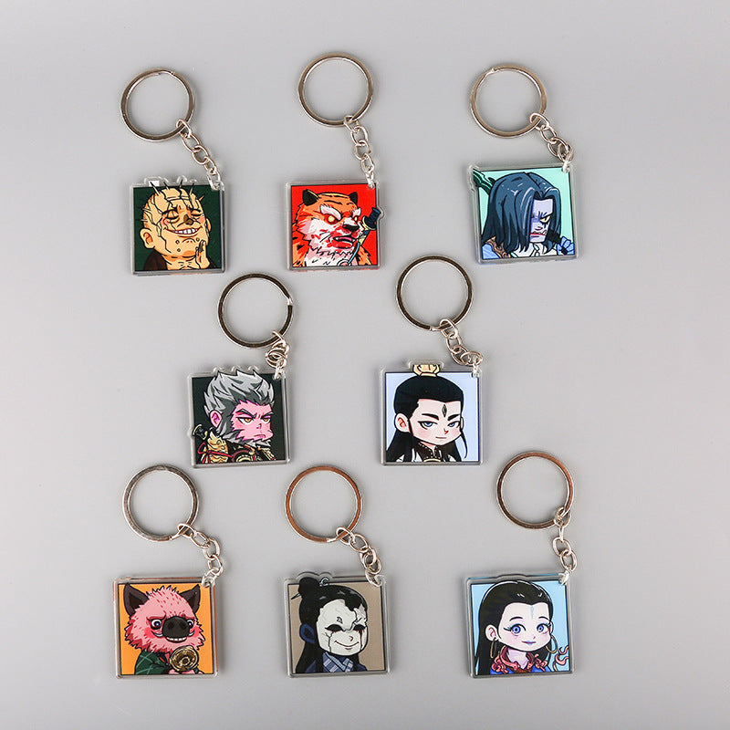 Wholesale Cartoon Anime Acrylic Keychains ACC-KC-HangLi022
