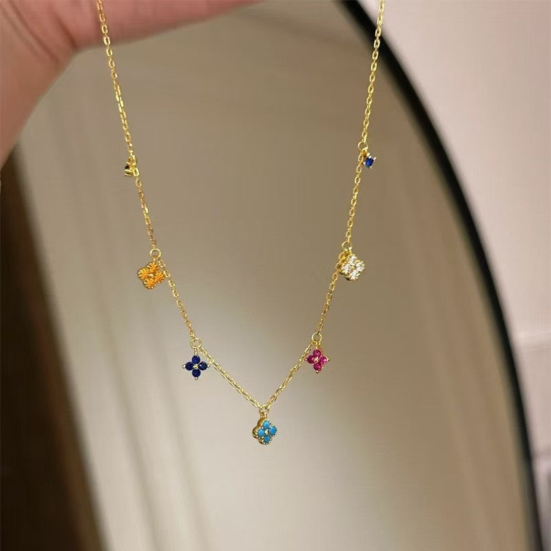 Wholesale Monet Garden Rainbow Necklace Fashion Accessory Decorative Gift ACCVIP