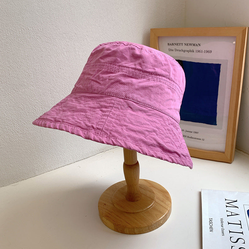 Wholesale Thin Large Brim Foldable Sun Hat Bucket Hat