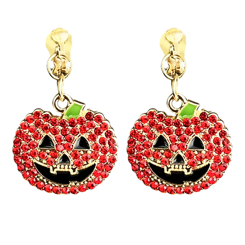 Wholesale 2 pairs/pack Halloween Ghost Pumpkin Earrings