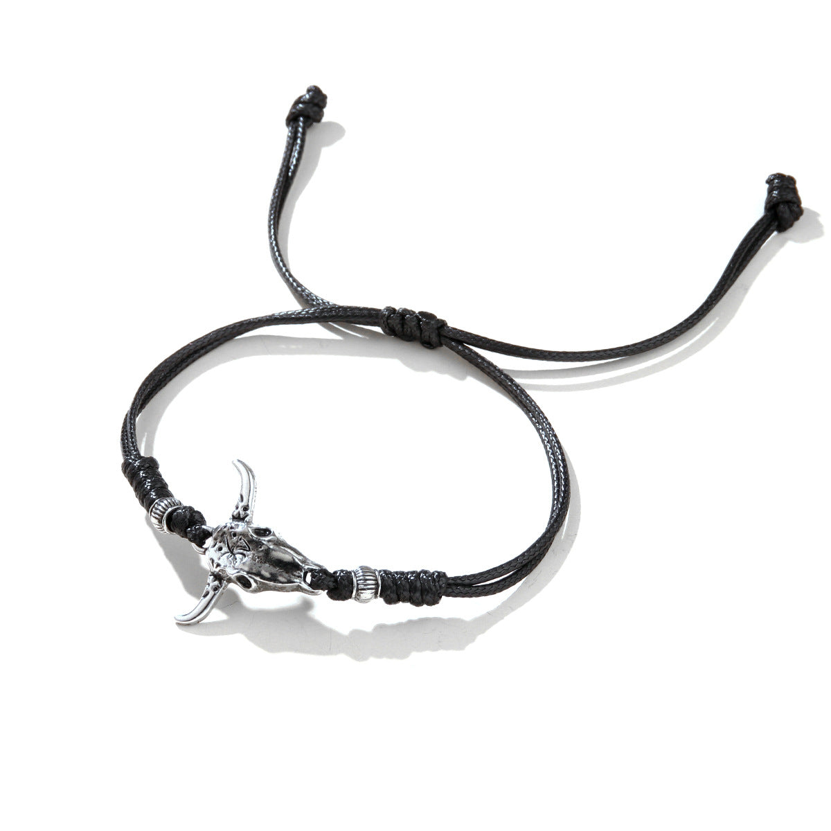 Wholesale Handmade Bull Head Bracelet Adjustable Lucky Rope Fashion Jewelry Accessory Gift