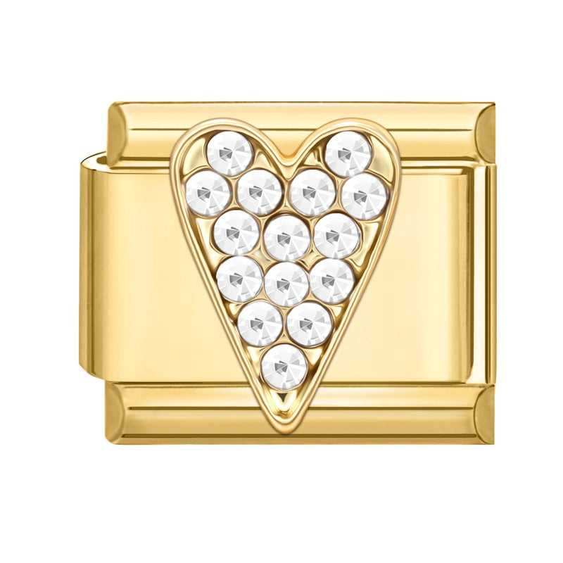 Wholesale Italian Charm Bracelet 9mm DIY Splicing Cute Creative Stainless Steel Composable Bracelet