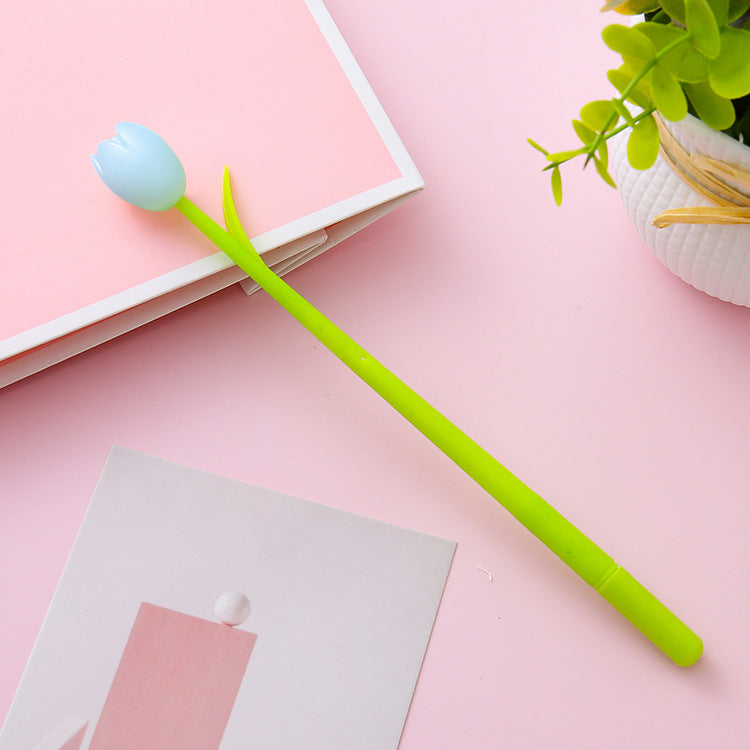 Wholesale  color change flower gel pen