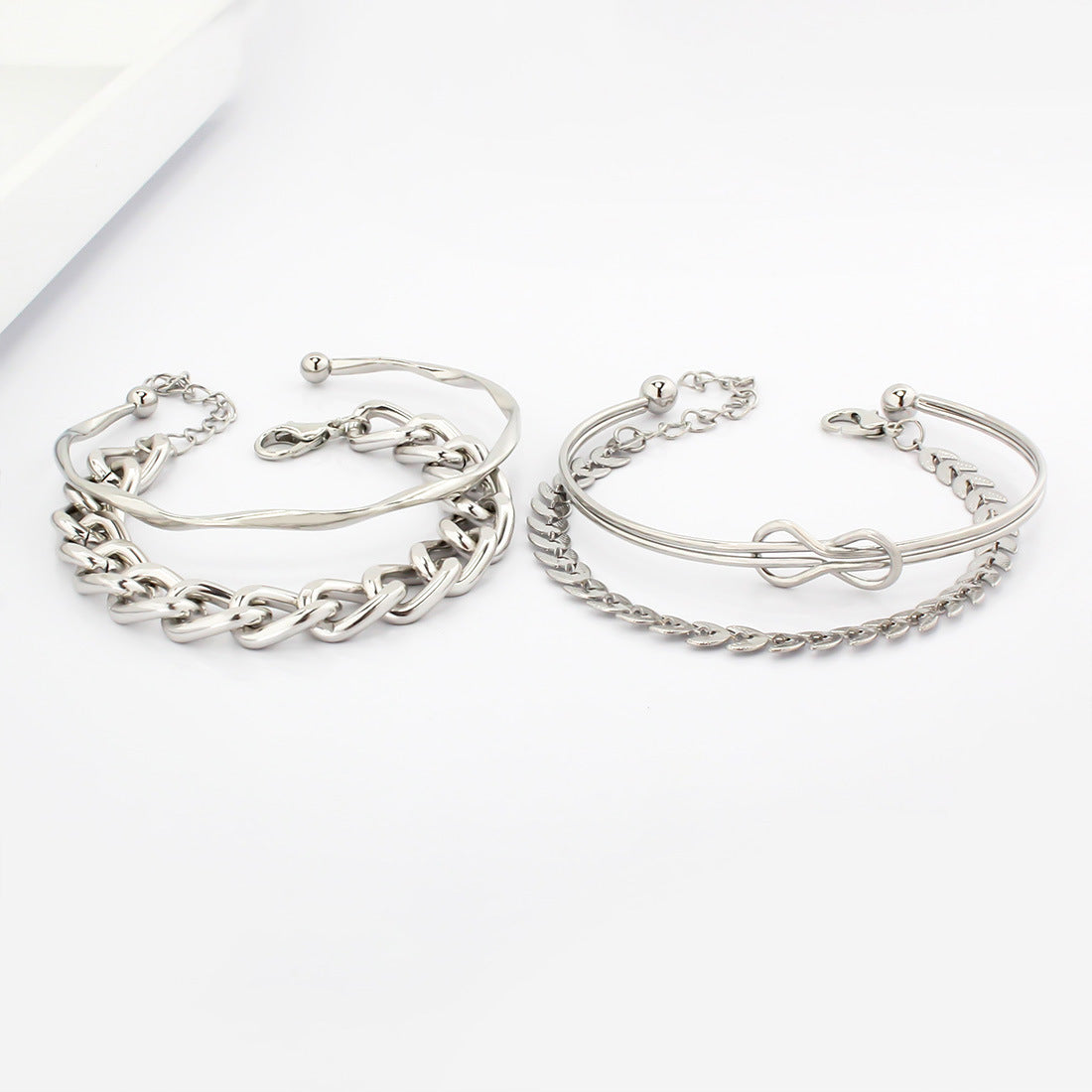 Wholesale Spiral Twist Metal Bracelets ACC-BT-Tengc001