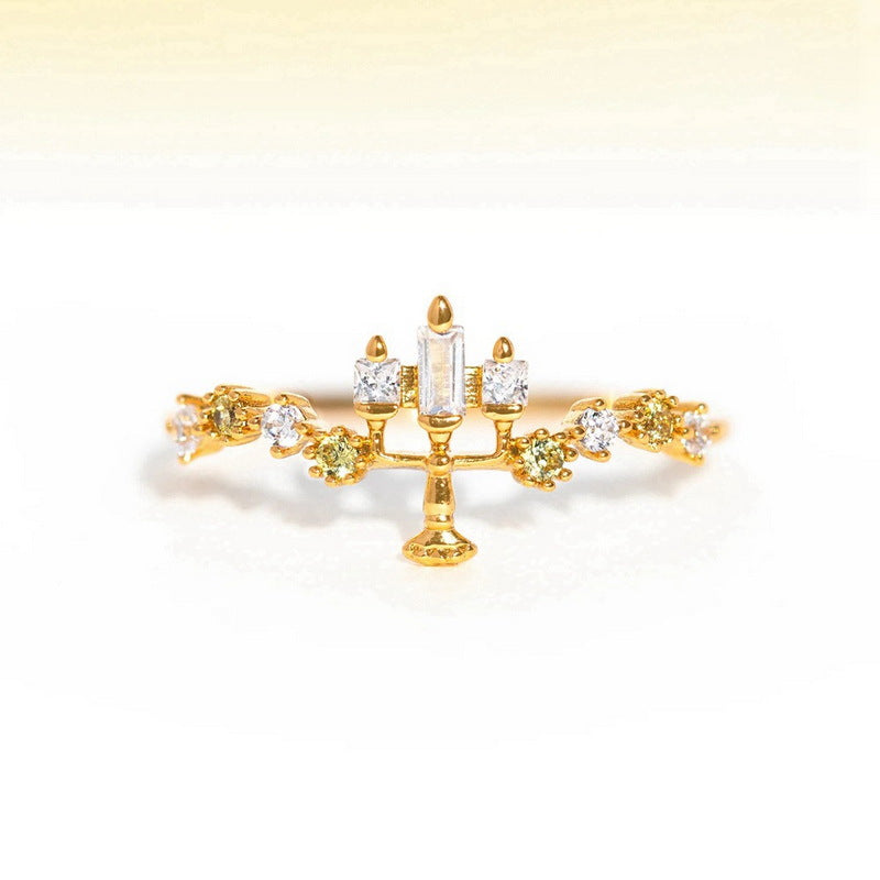 Großhandel farbenfrohe Zirkonring