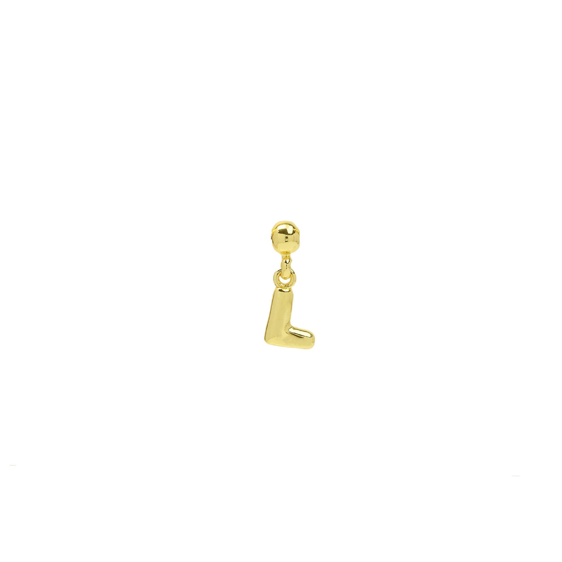 Wholesale Copper plated 18k gold mini DIY English letter bubble pendant name word necklace