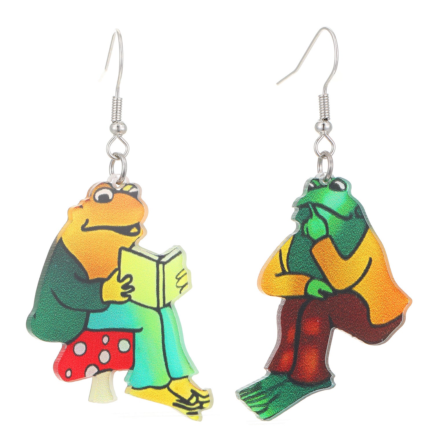 Wholesale Acrylic Cartoon Earrings  Cherry Skull Frog Fashion Accessory