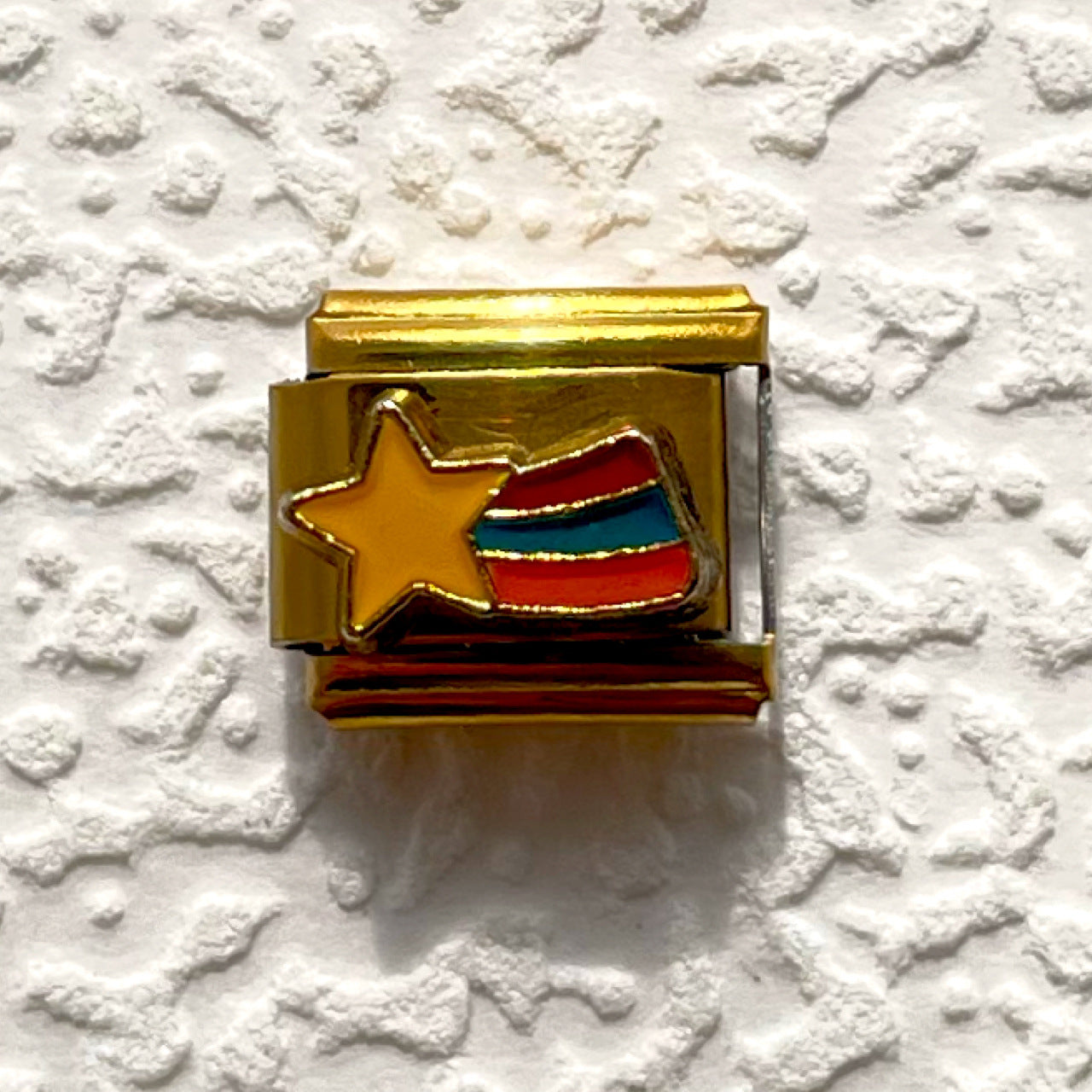 Wholesale 5pcs Italian Charm Bracelet 9mm DIY Splicing Gold Base Dice Series Stainless Steel Composable Bracelet