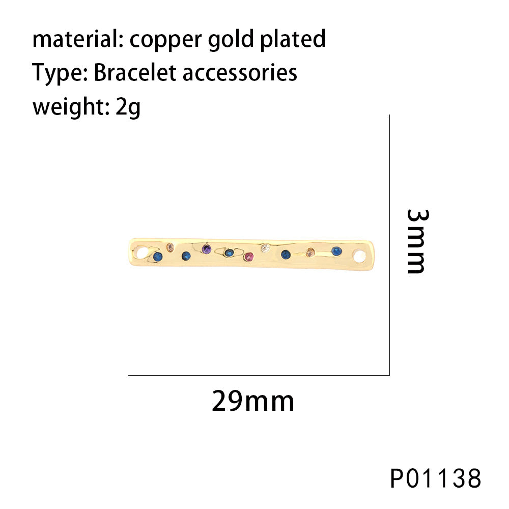 Wholesale Micro-inlaid star and moon six-pointed star round heart pendant