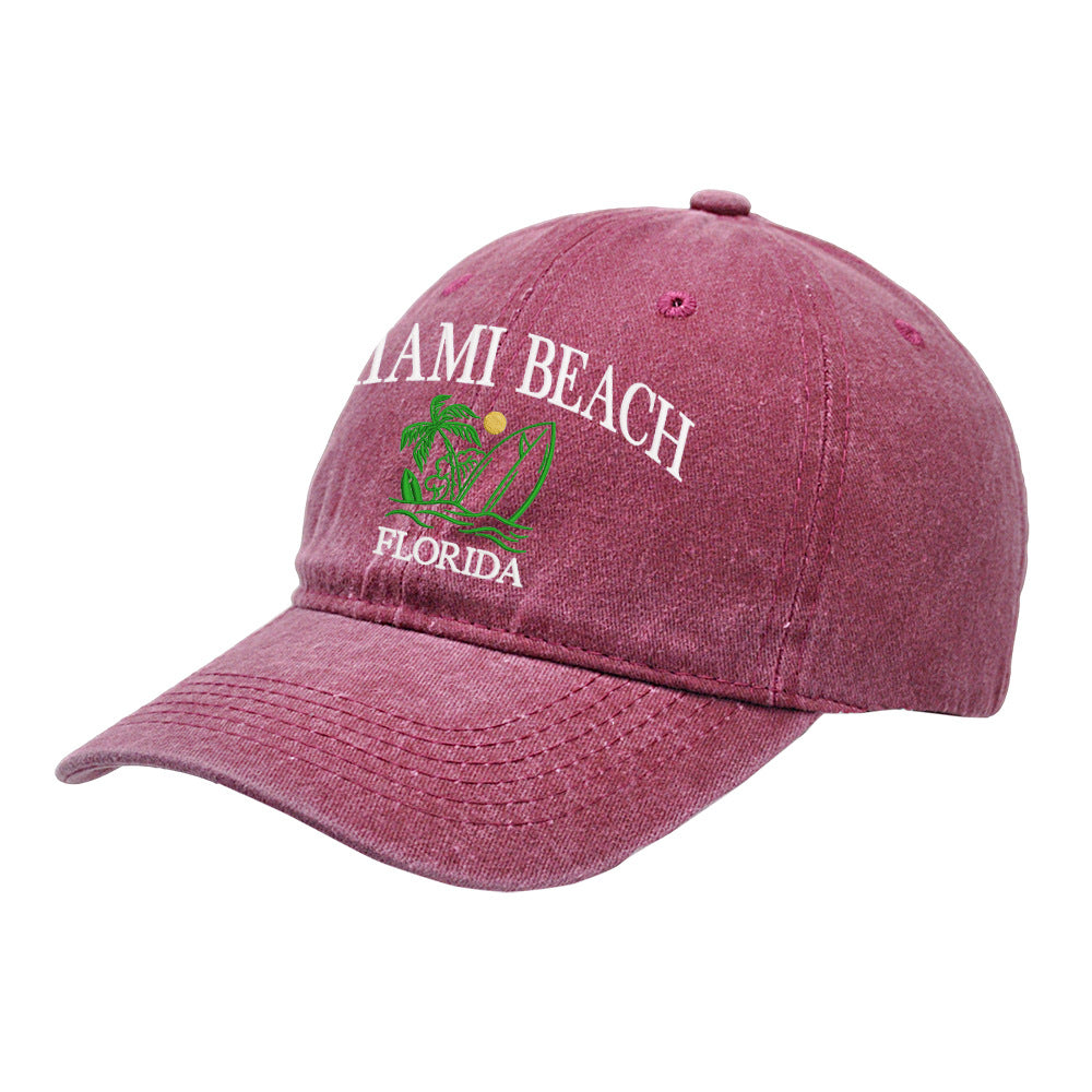 Wholesale Vintage Beach Hat Baseball Cap Embroidered Beach Cap ACC-HT-HaiPu003