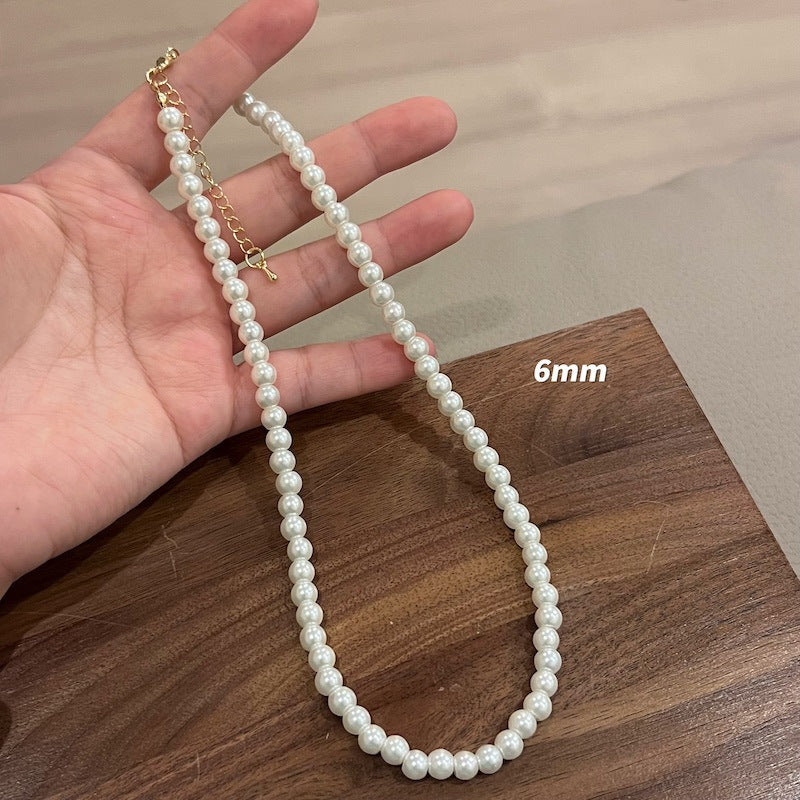 Wholesale Pearl Necklace Light Luxury Clavicle Chain
