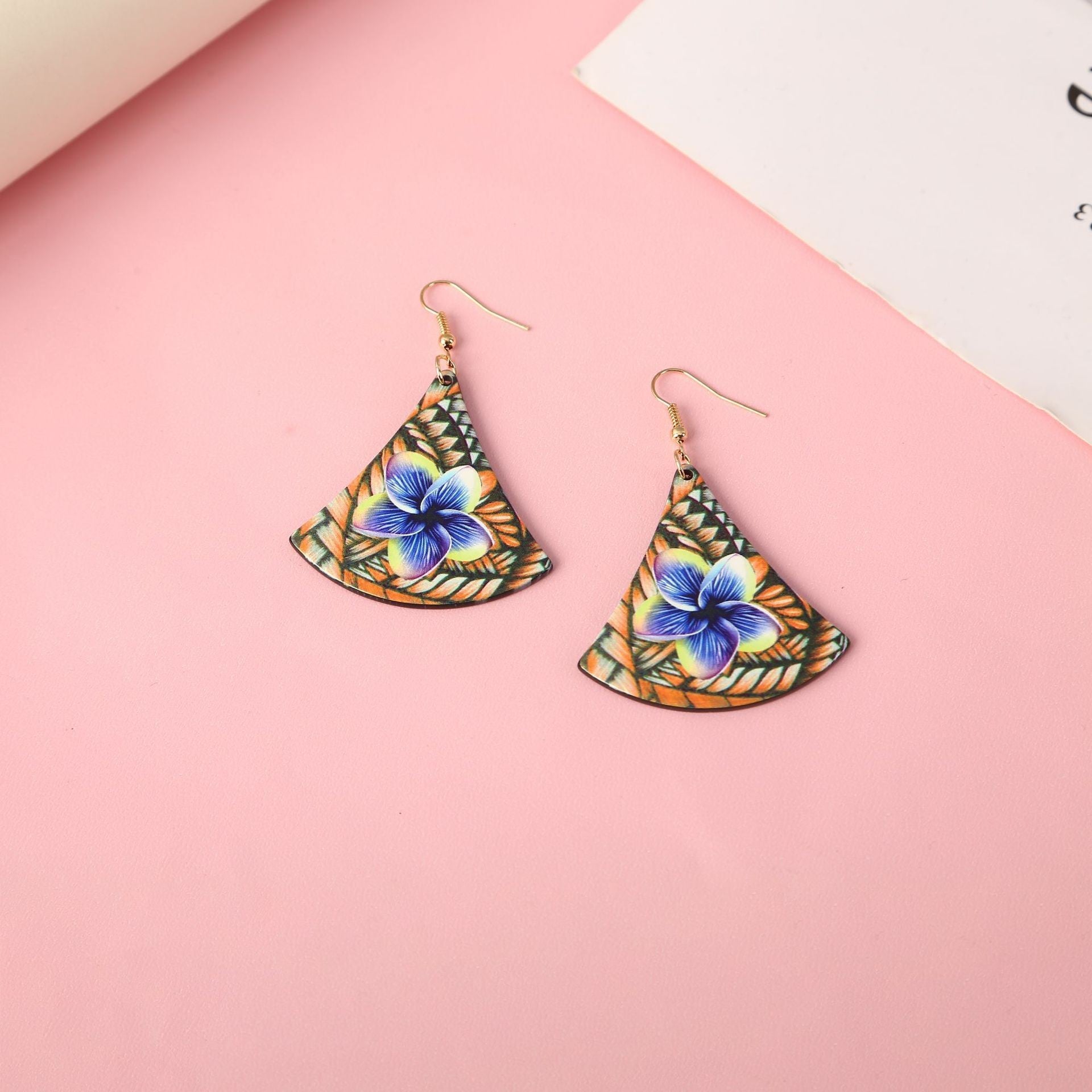 Wholesale Mother' s Day Bright Flower Earrings