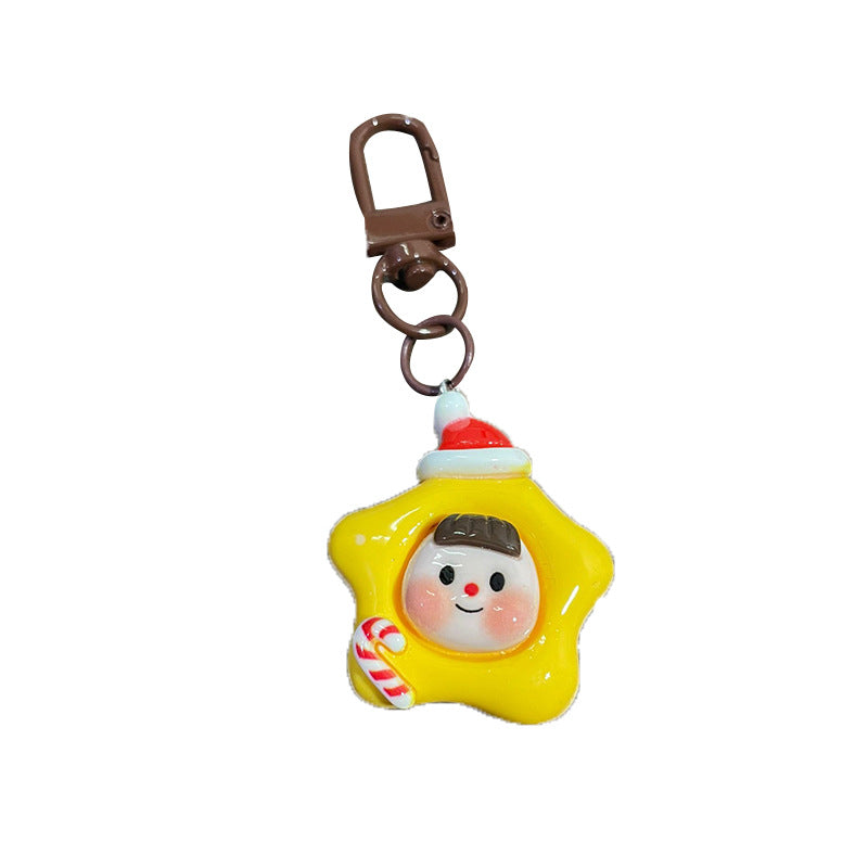 Wholesale Cartoon Multi-sister Christmas Keychain  Cute Girl Backpack