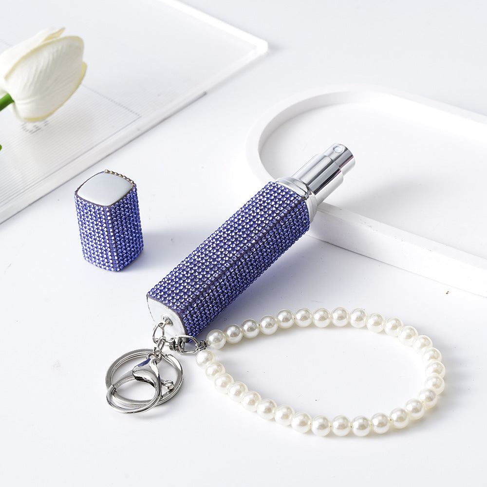 Wholesale Rhinestone 10ML Portable Perfume Bottle Keychain Keychains Accessories ACC-KC-ZhiYa012