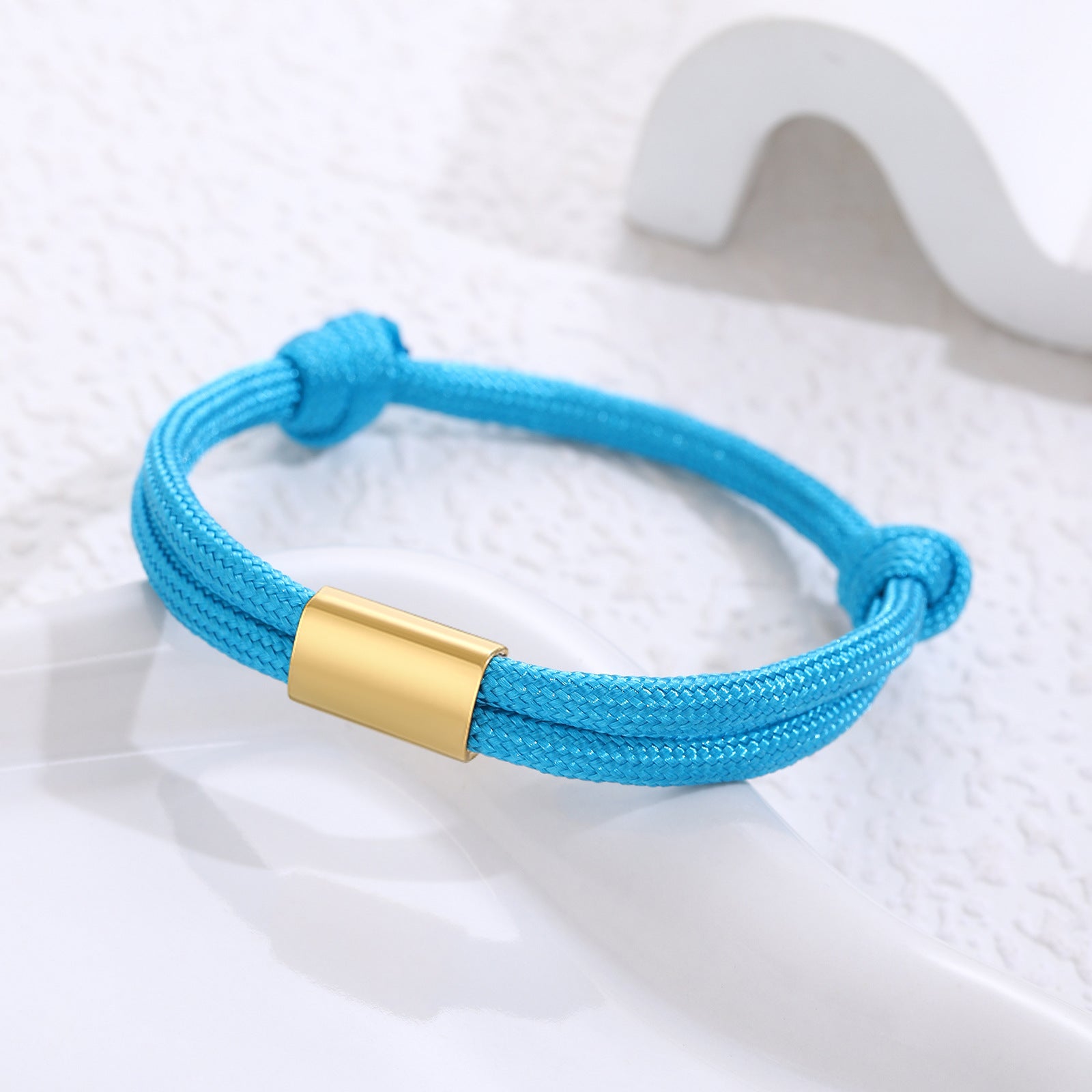 Bracelet en acier inoxydable à corde inoxydable à corde inoxydable