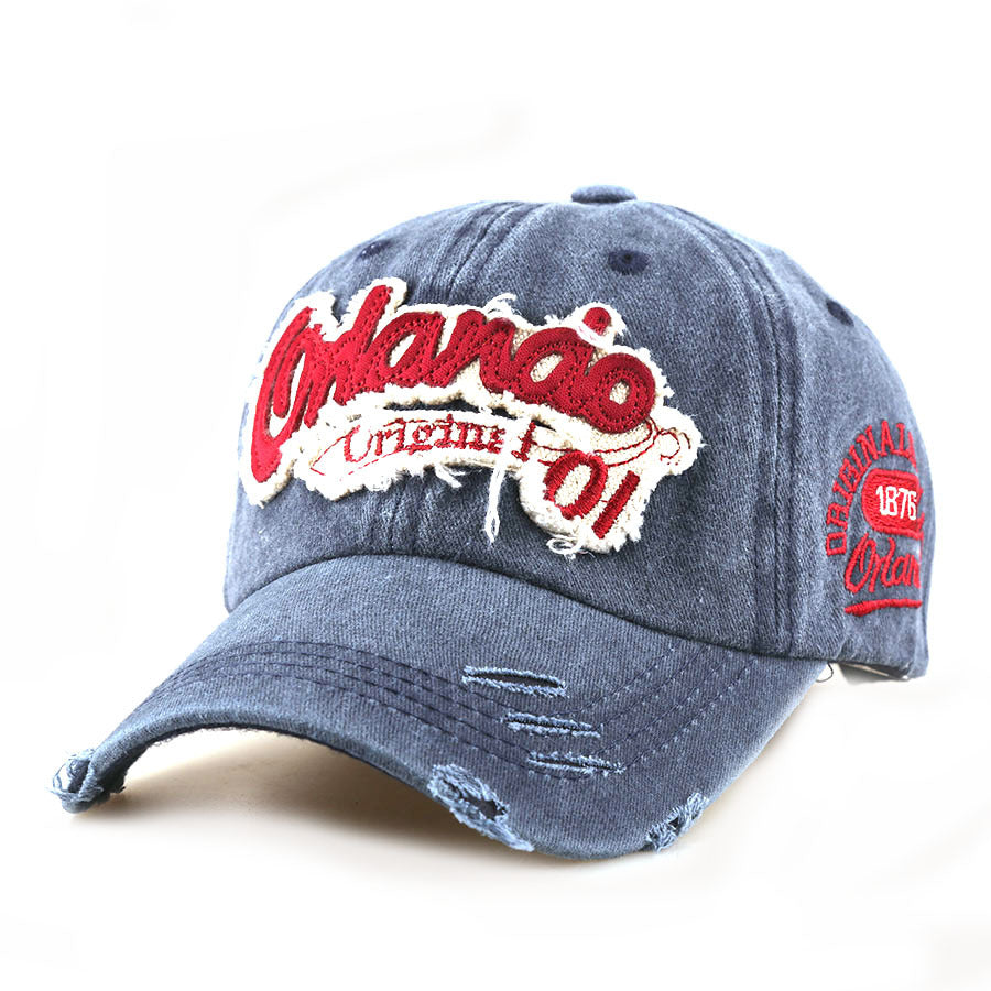 Wholesale Fashionable letter embroidered baseball cap