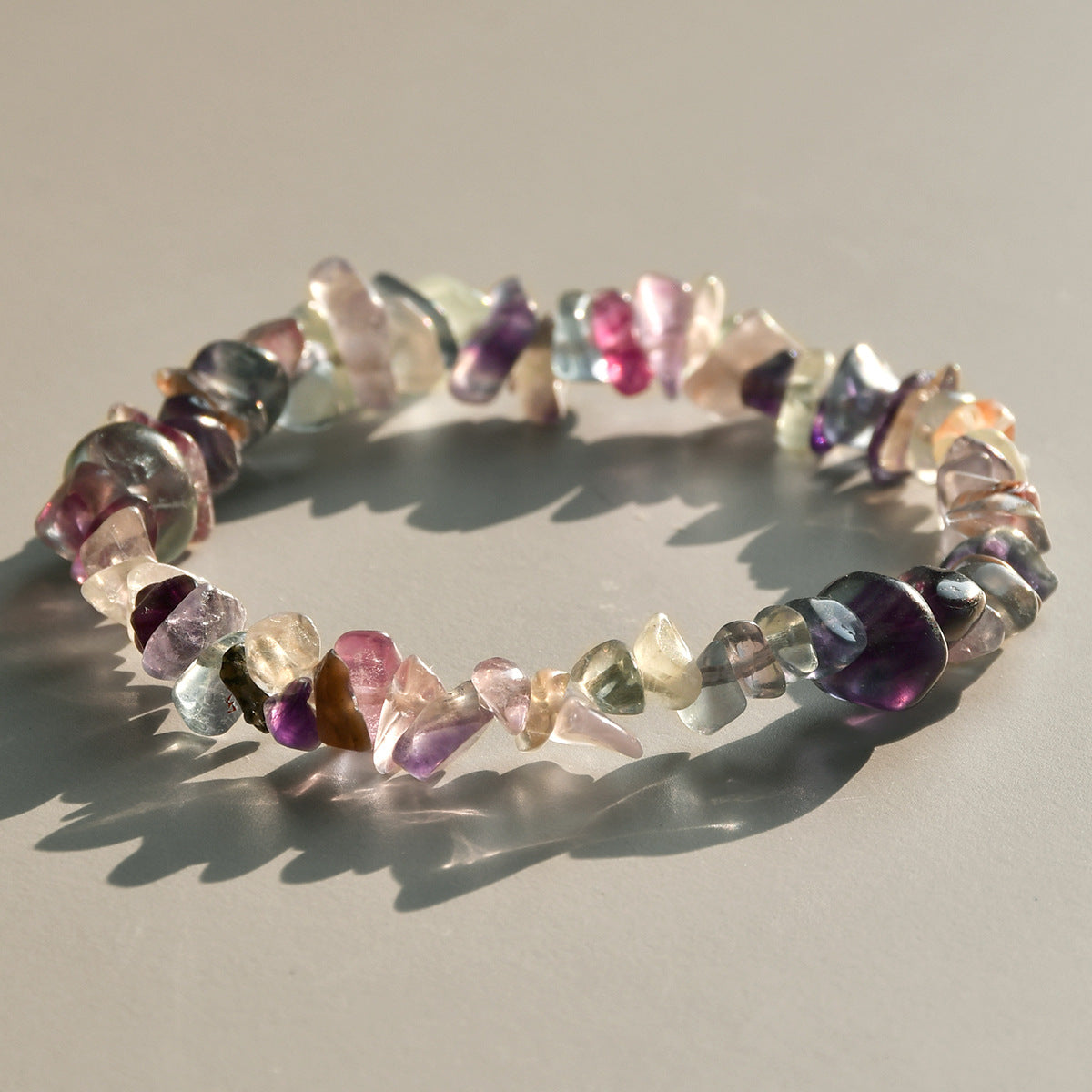 Wholesale Handmade Colorful Emperor Stone Bead Bracelet Set for Women Layered Jewelry Accessory