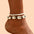 Wholesale  Foot Chain Fashion Rice Beads Hand-woven Shell Adjusting Stacked Foot Accessories  Anklets