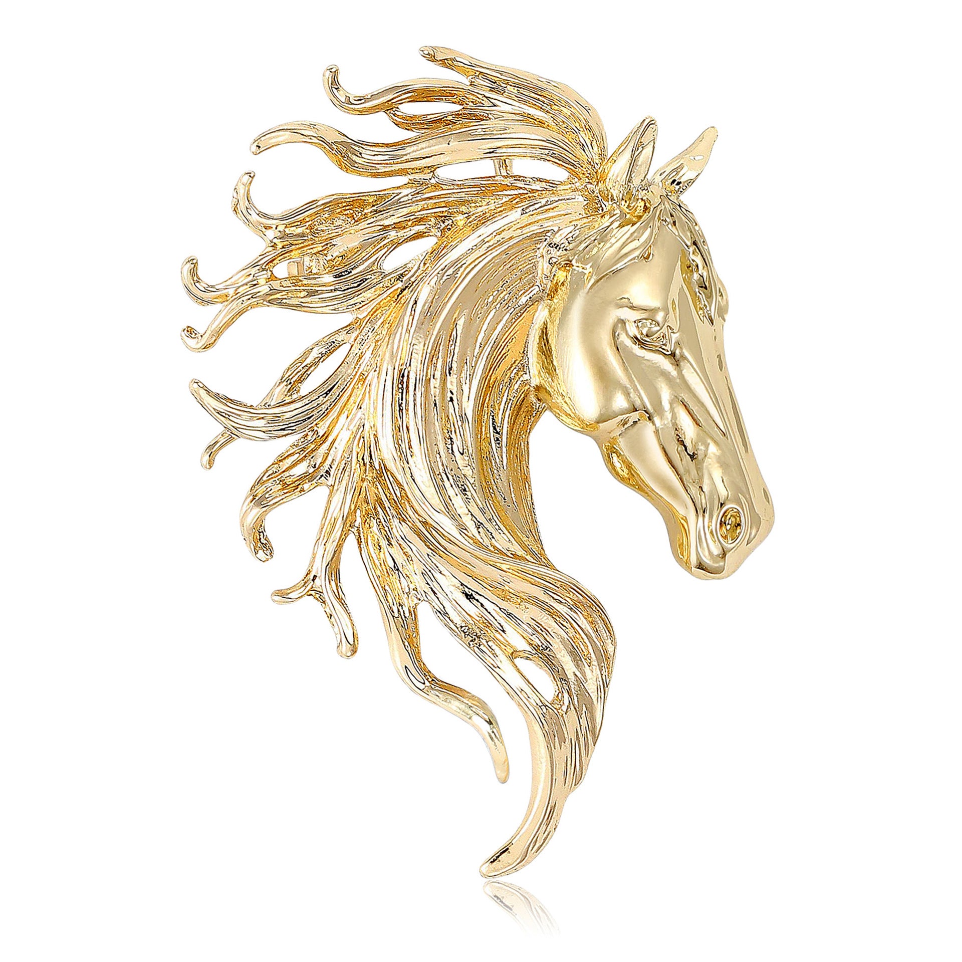 Wholesale Retro Horse Brooch Alloy Pin Women S Fashion Accessory