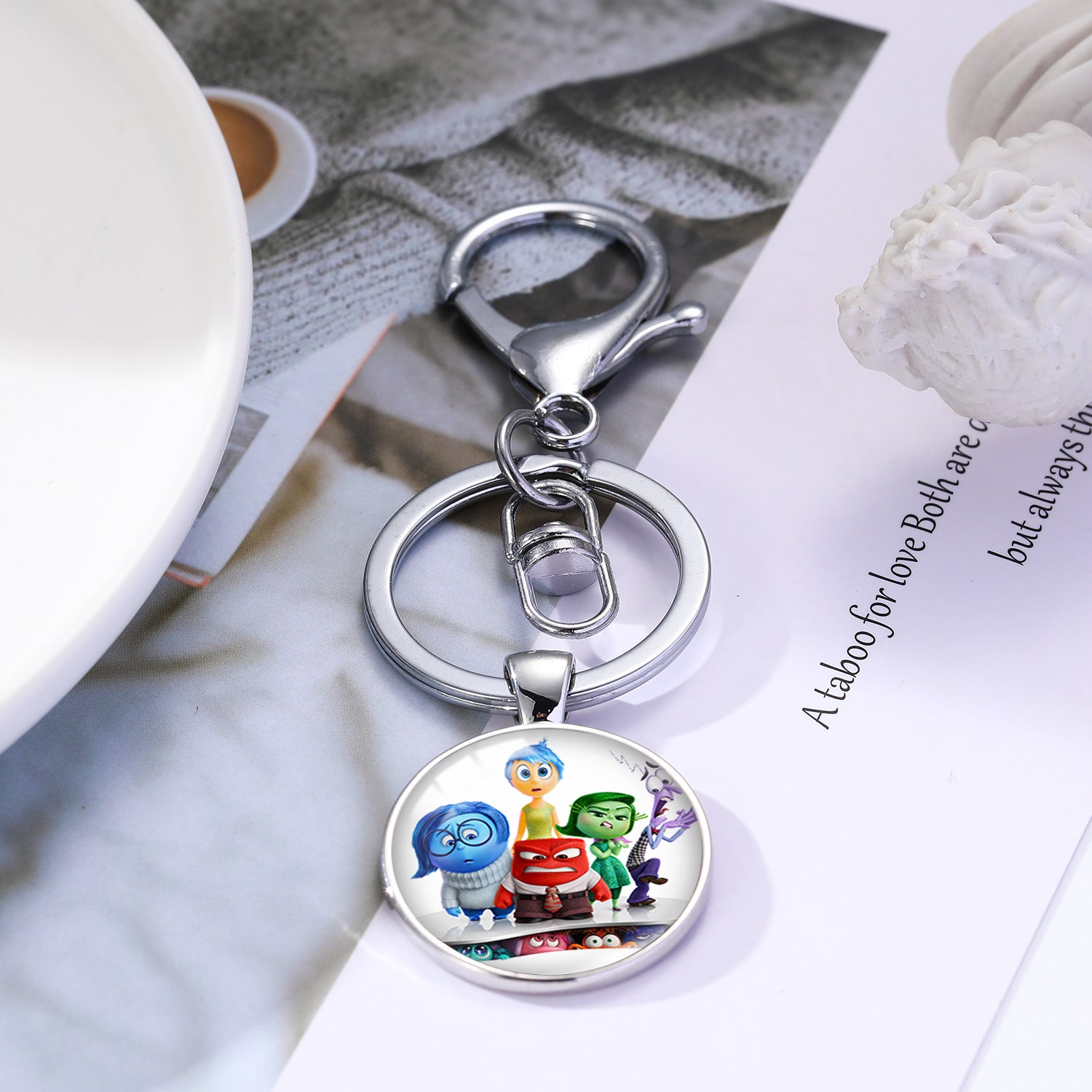 Wholesale Cartoon Cute Silver Keychains ACC-KC-XiangLian002