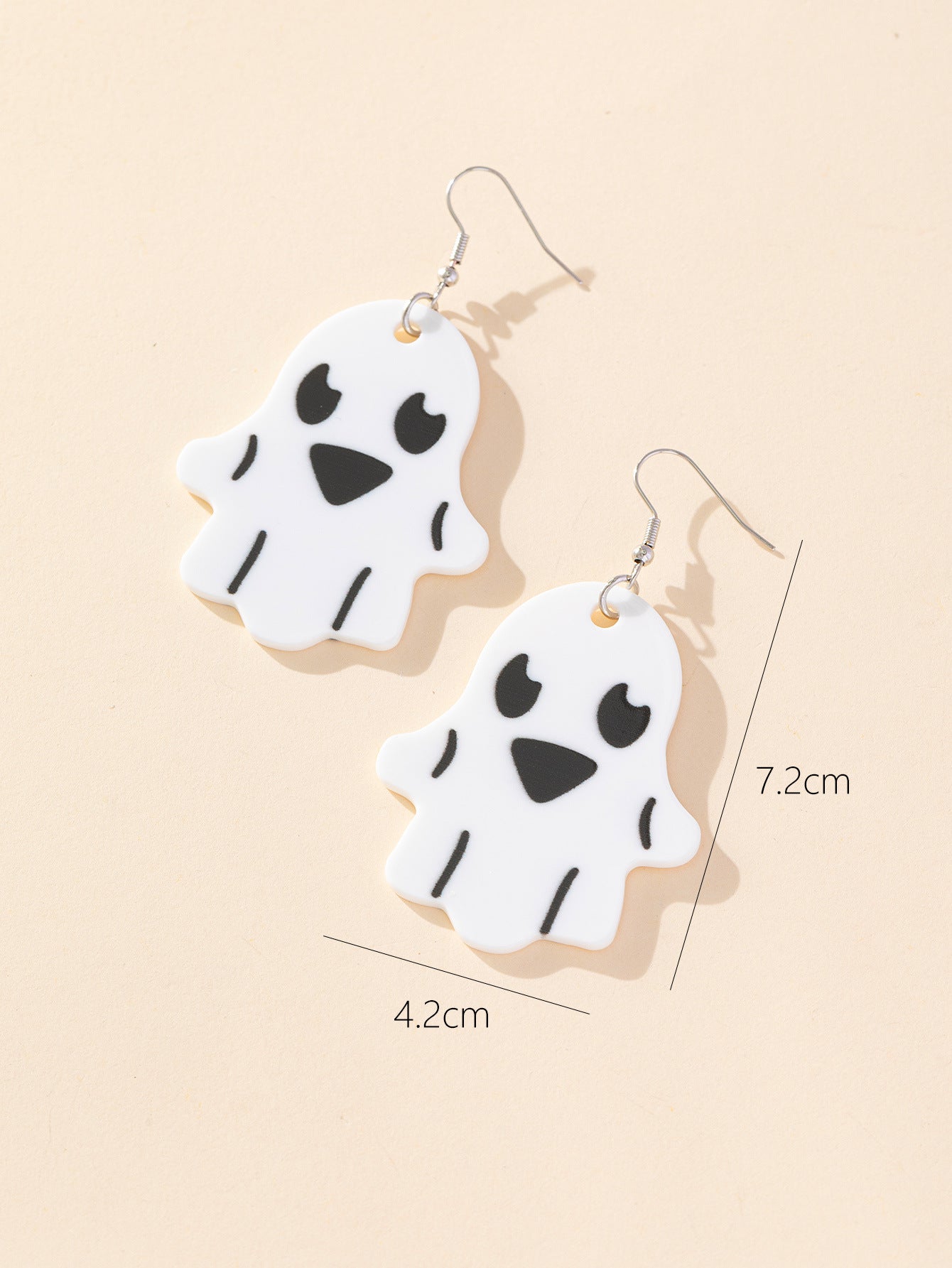 Wholesale Creative Halloween Spider Acrylic Earrings