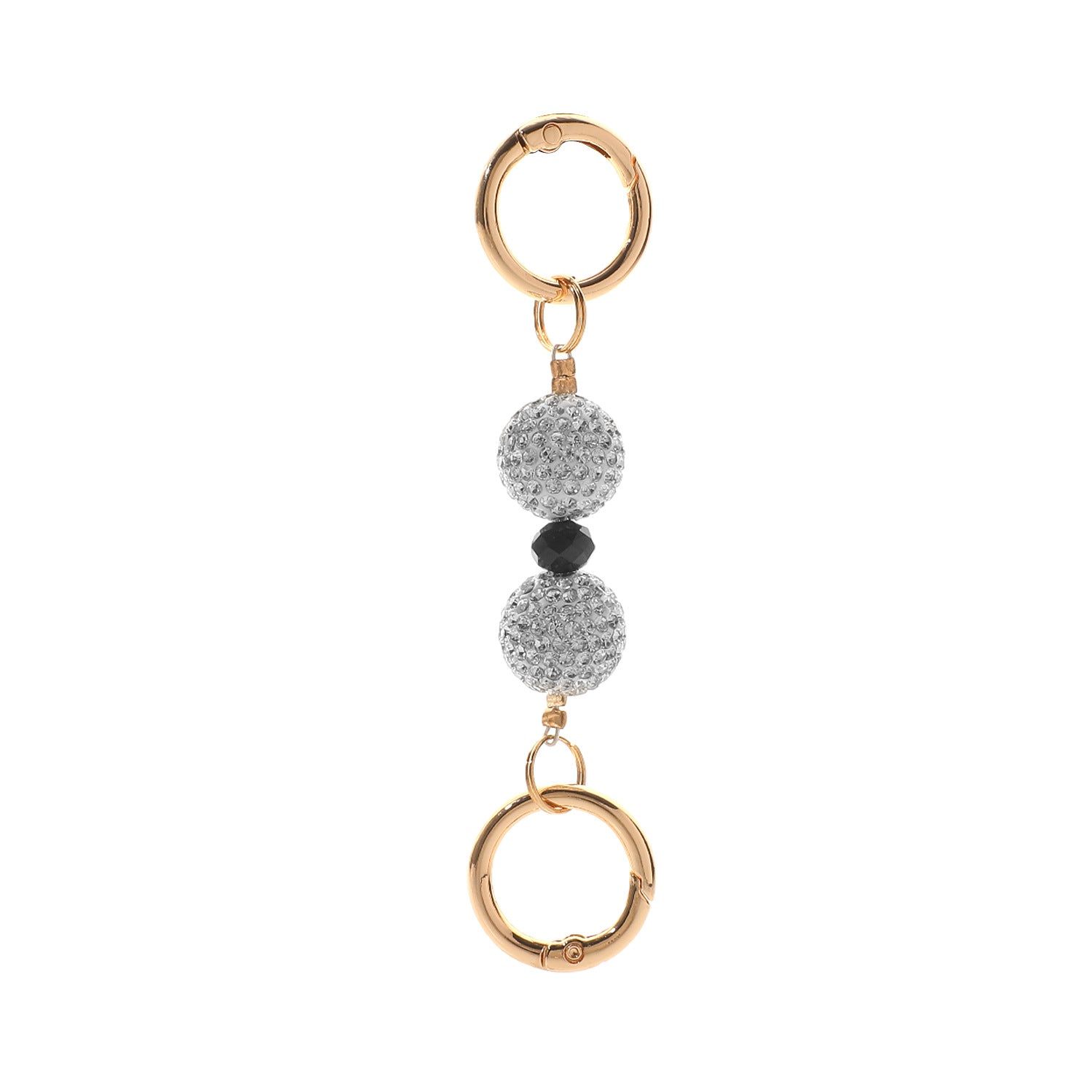 Wholesale Crystal Rhinestone Keychain Bag Charm Chic Handbag Handle Extension Chain Fashion Decorative Purse Pendant Gift Boutique Resale