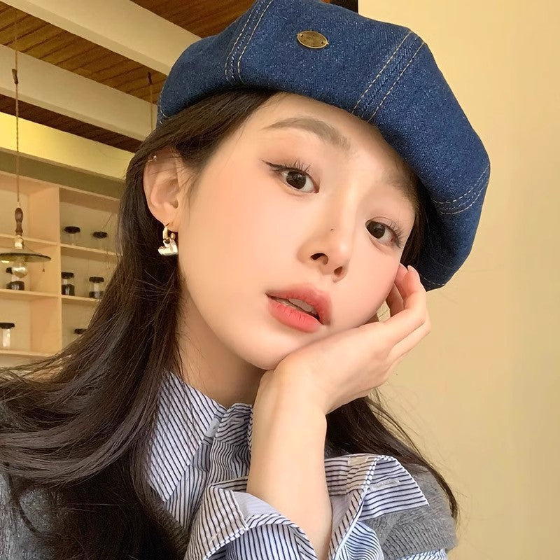 Wholesale  Love Simple Earrings  Stitching Small Earrings