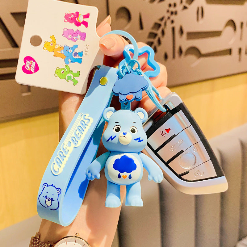 Wholesale Cartoon Love Bear PVC Soft Keychain Creative Keychain ACCVIP-KC-HangLi007