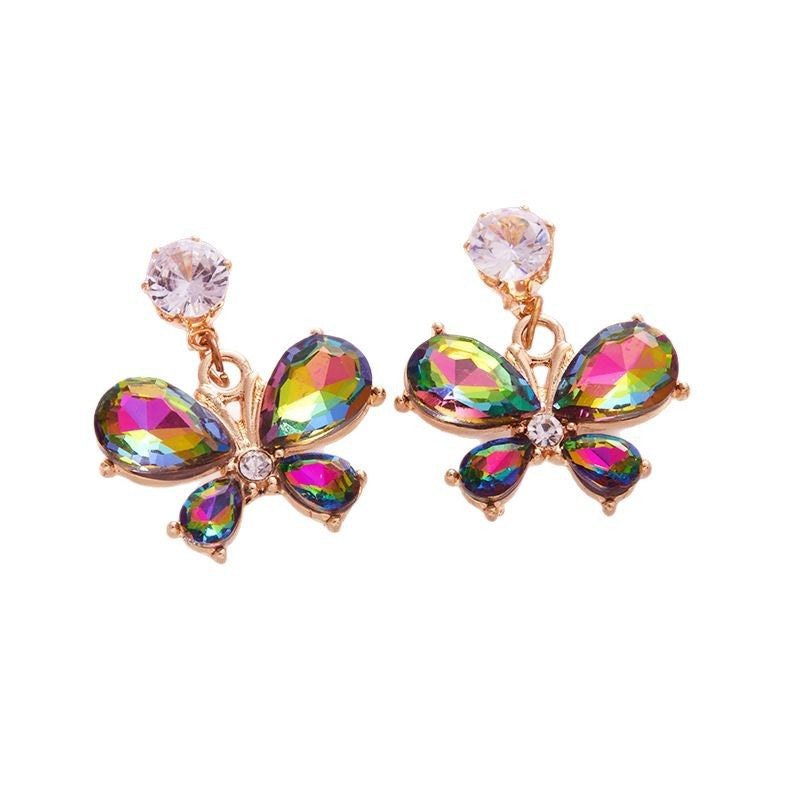 Wholesale  Light Luxury High-end Sense Butterfly Earrings