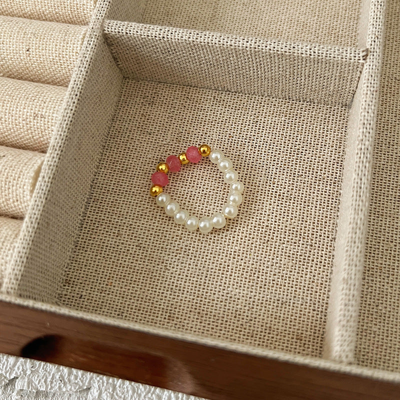 Wholesale  Personalized Beaded Index Finger Ring