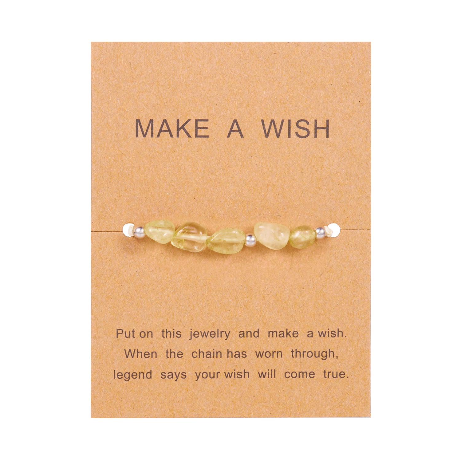 Wholesale Irregular Natural Stone Hand-woven Adjustable Bracelet