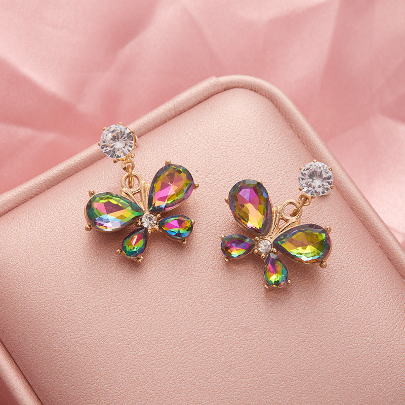 Wholesale  Light Luxury High-end Sense Butterfly Earrings