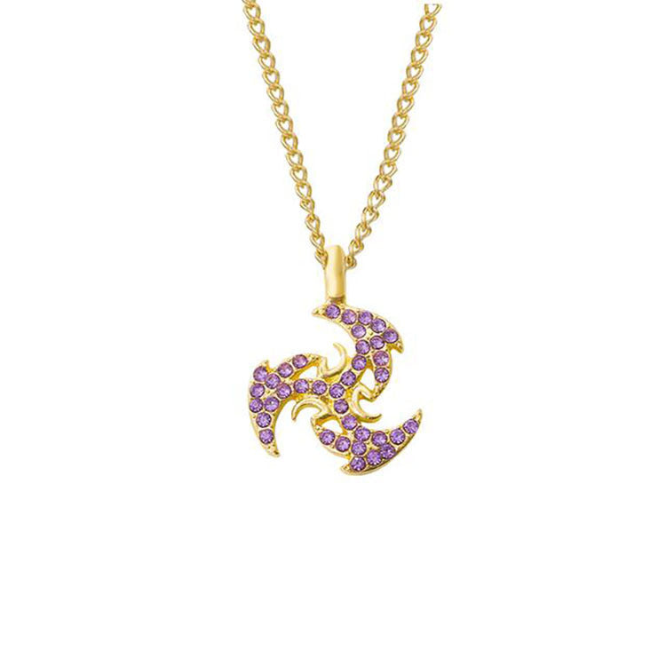 Wholesale Anime Alloy Pendant Necklace Geometric Design Fashion Jewelry Accessory Boutique Resale