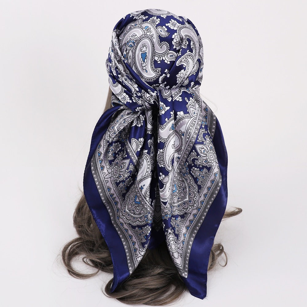 Wholesale 90* 90CM square scarf silk scarf
