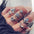 Wholesale Vintage Bohemian Holiday Style Metal Crystal Rings Set
