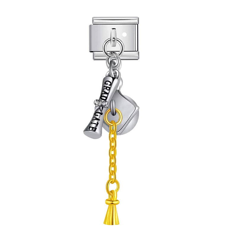 Wholesale Electroplated Alloy DIY Watch Accessories Detachable Combination Pendant for Gift Boutique Resale