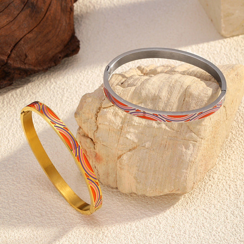 Wholesale  high-end buckle stainless steel bracelet