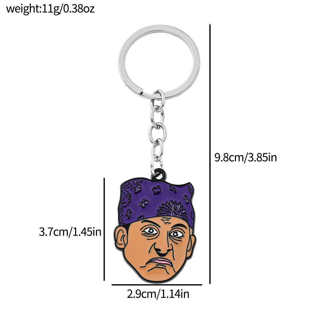 Wholesale Movie and TV Drama Office Peripheral Mask Keychain ACC-KC-Boshuo002