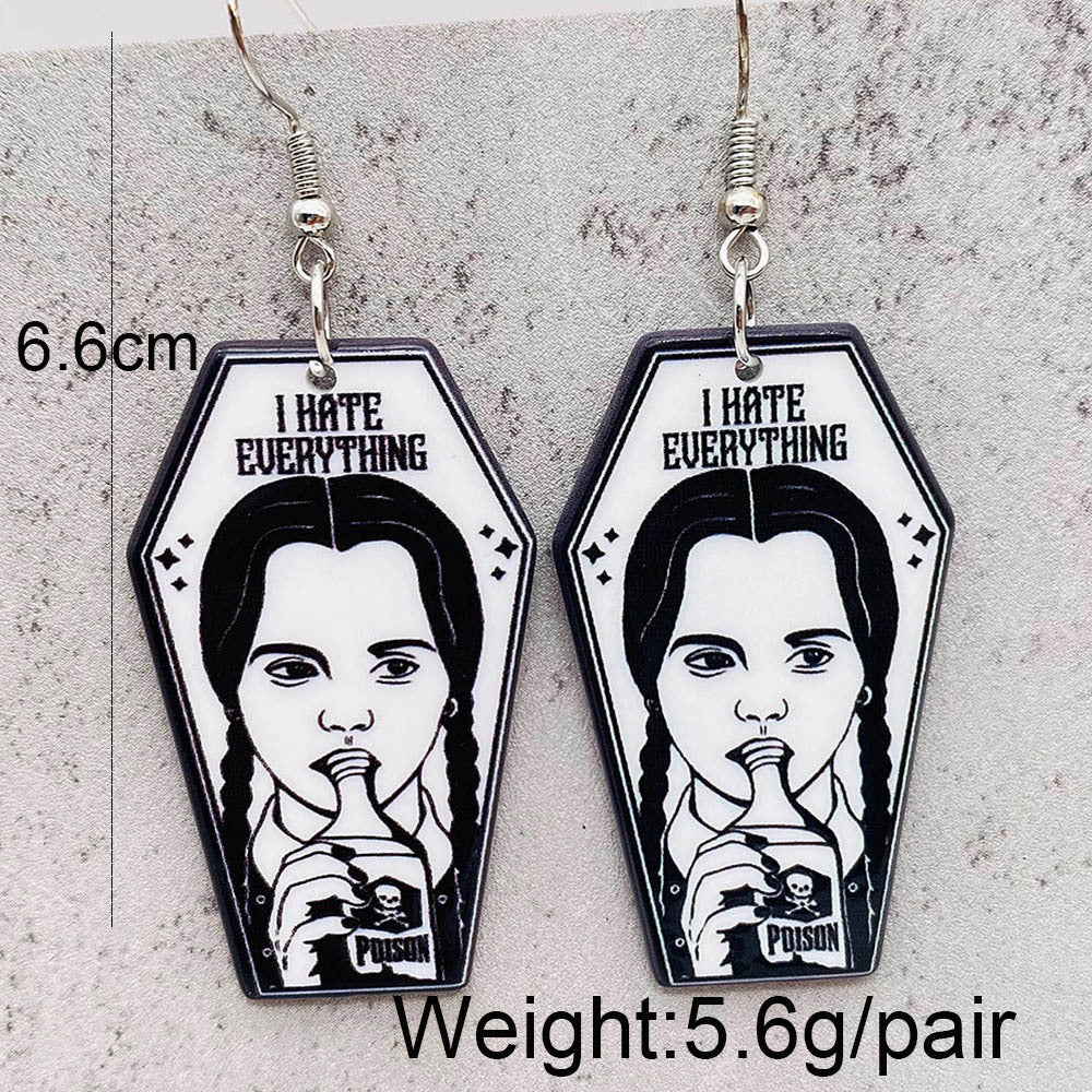 Wholesale  Horror  Acrylic Earrings