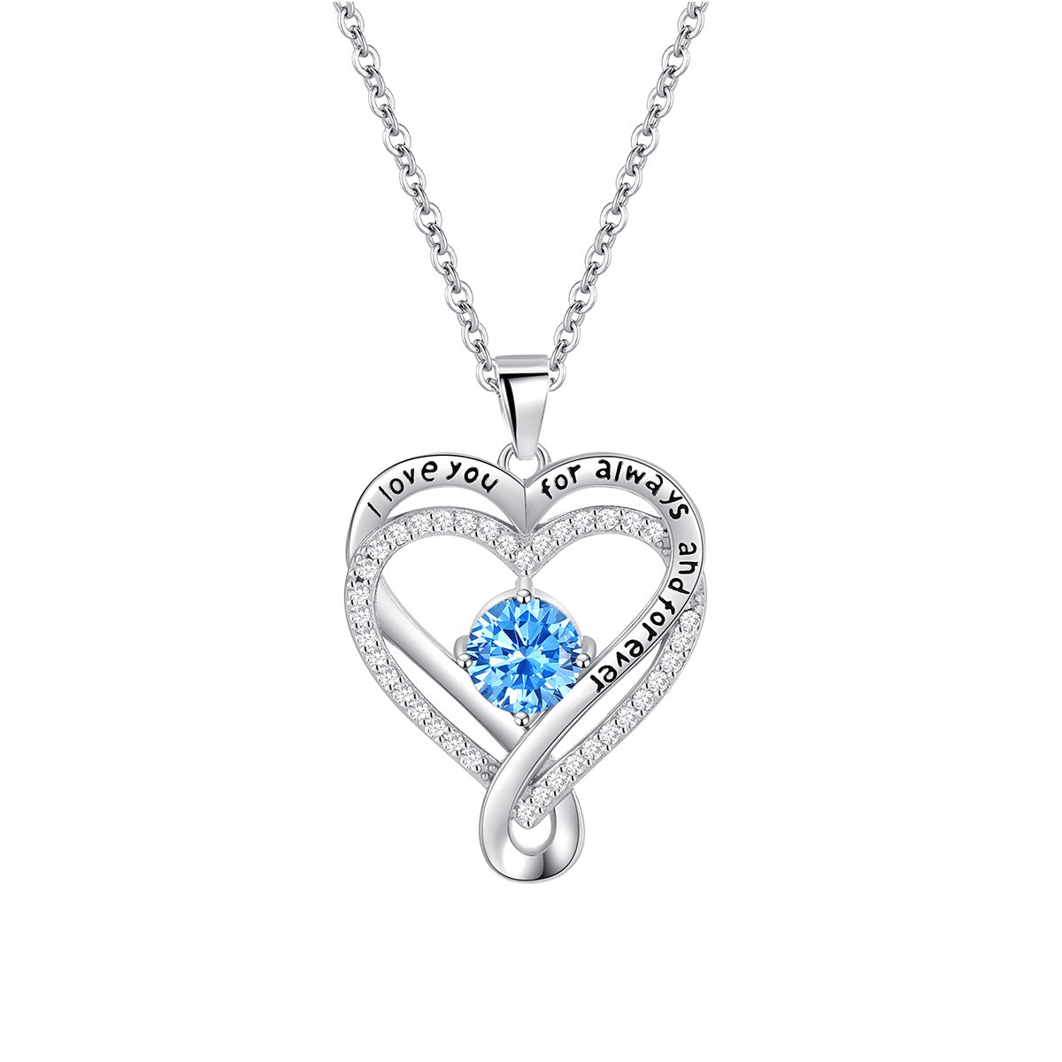 Wholesale Double Layer  Twelve Stars Stone Series Love Necklace