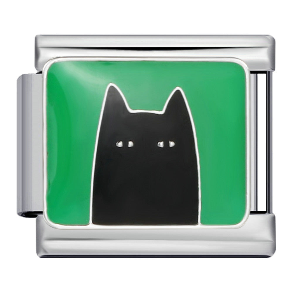 Wholesale  Italian module Pet Cat and Dog Series Titanium Steel Oil Drop Bracelet