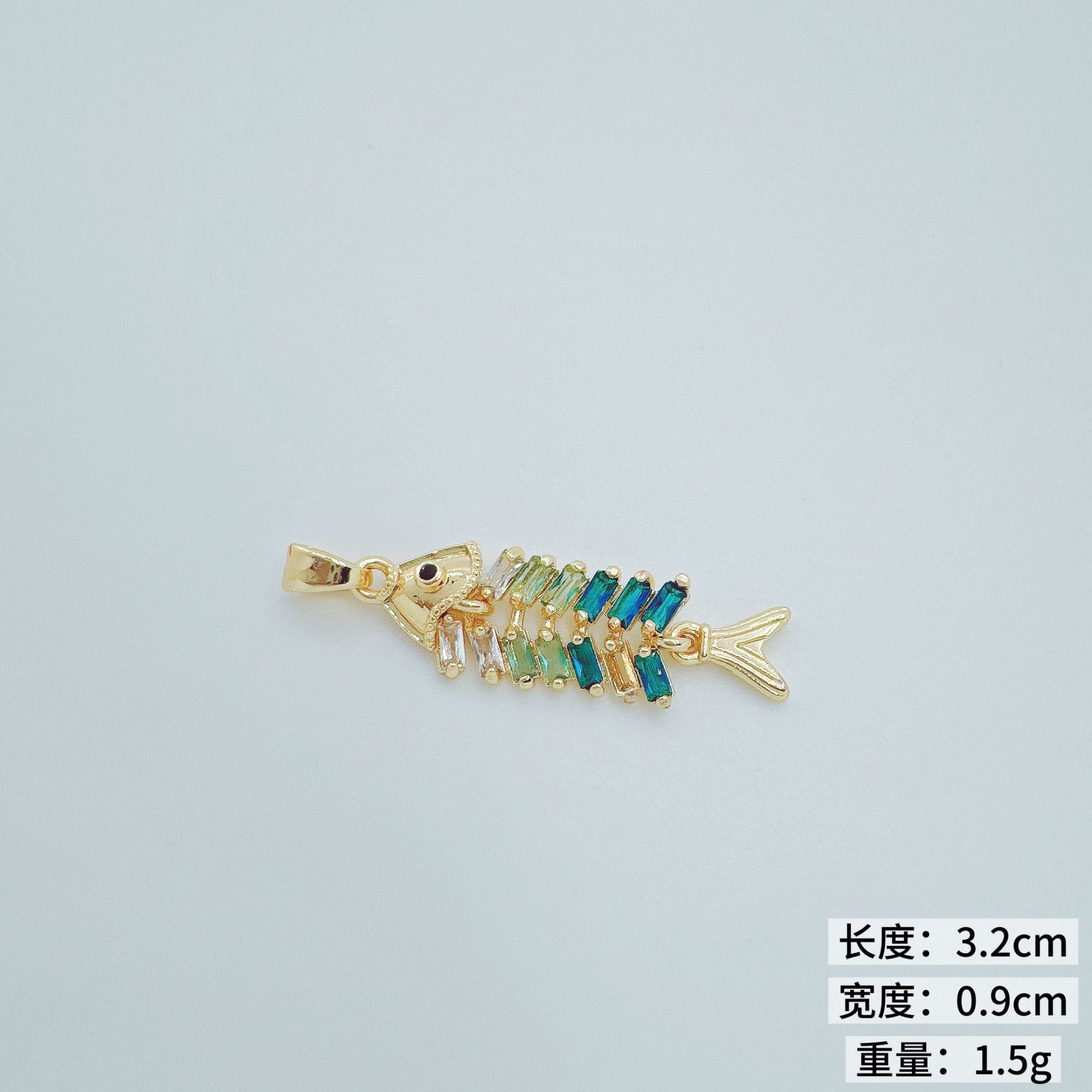 Wholesale Trendy Copper Fish Pendant Necklace Jewelry Accessory Gift