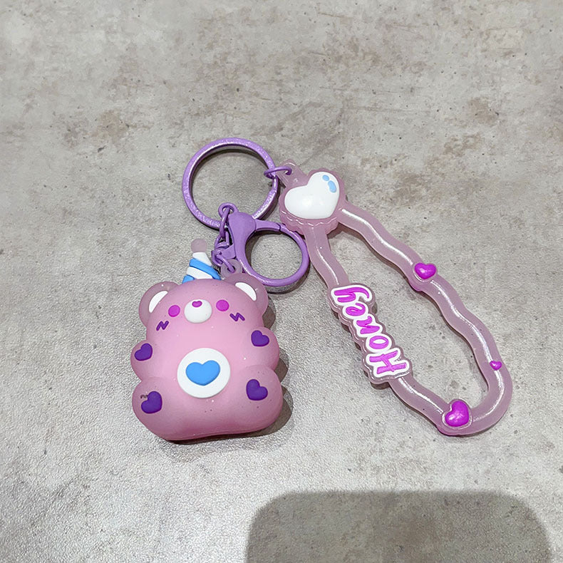 Wholesale Cute love bear key chain