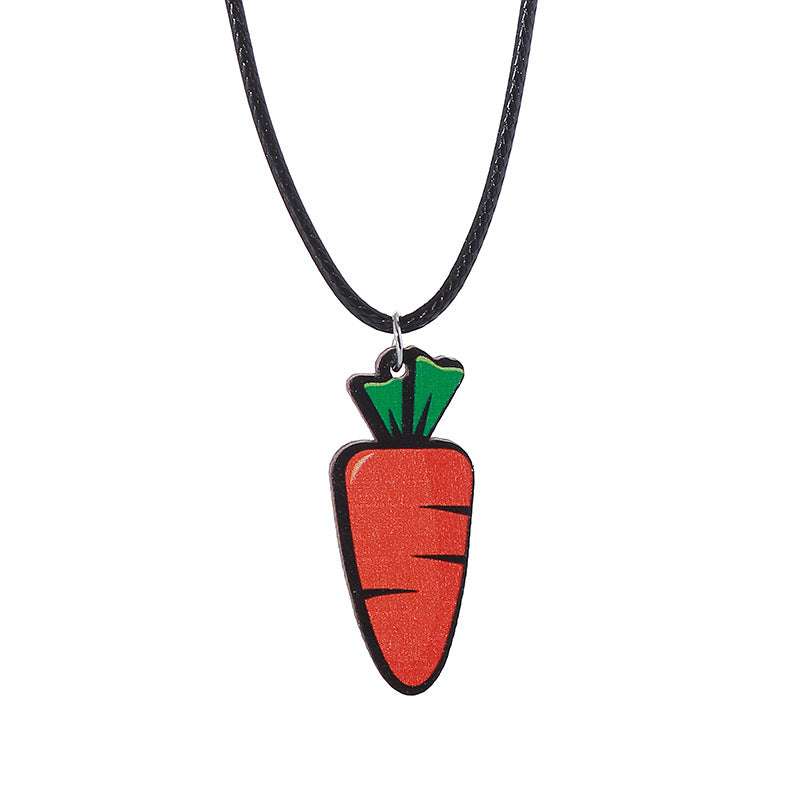 Wholesale Easter Bunny Wooden Earrings Necklaces