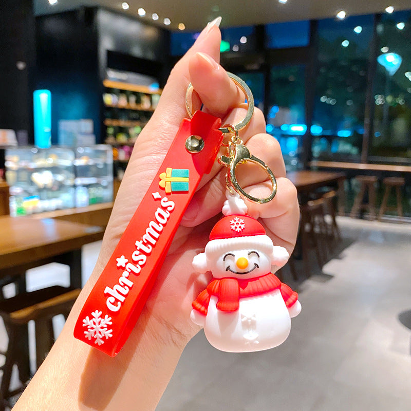 Wholesale Christmas Cartoon Cute Santa Claus Keychains ACC-KC-GongZ027