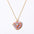 Wholesale Love full diamond opening and closing photo album photo frame necklace