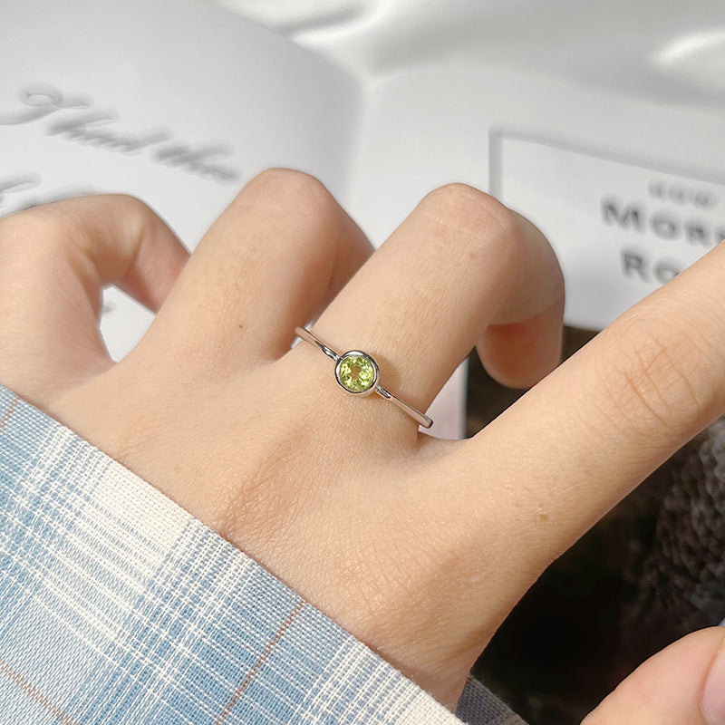 Wholesale Adjustable gemstone ring