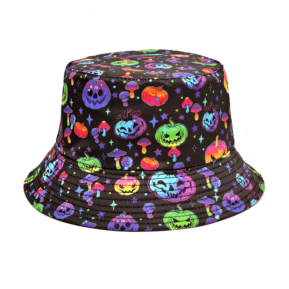Wholesale Pumpkin Lantern Cartoon  Bucket Hat