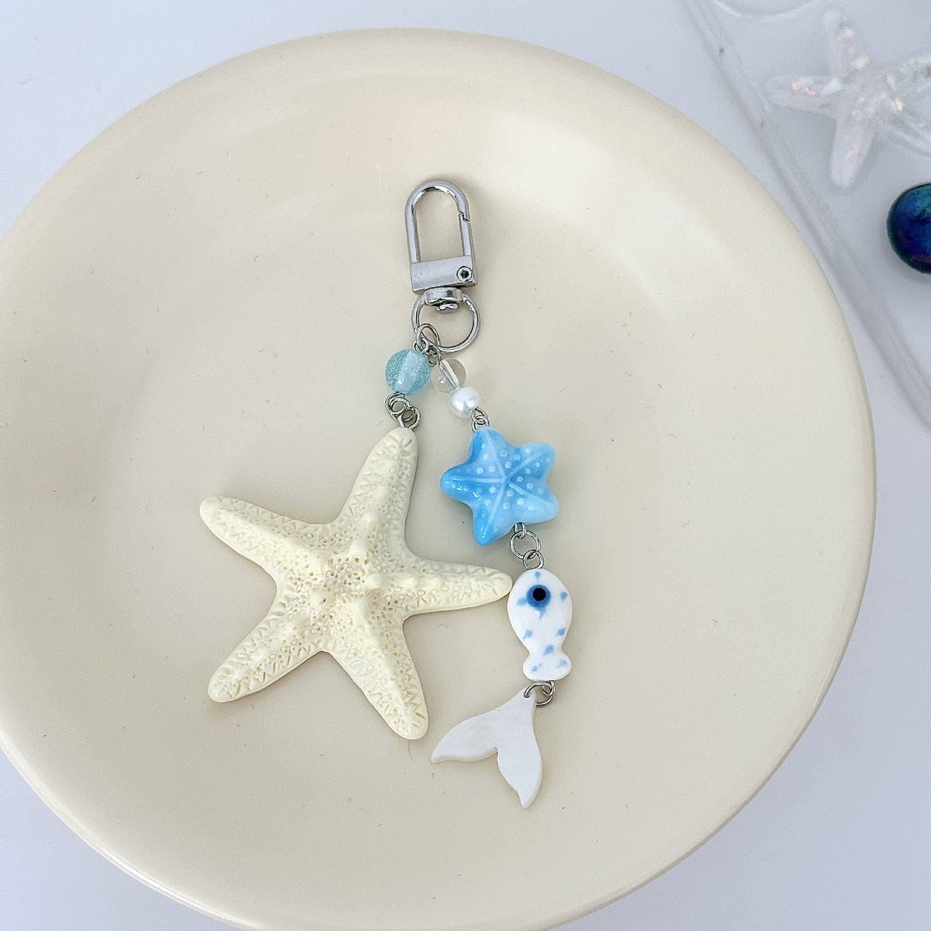 Wholesale Ocean Style Natural Shell Decorative Keychain